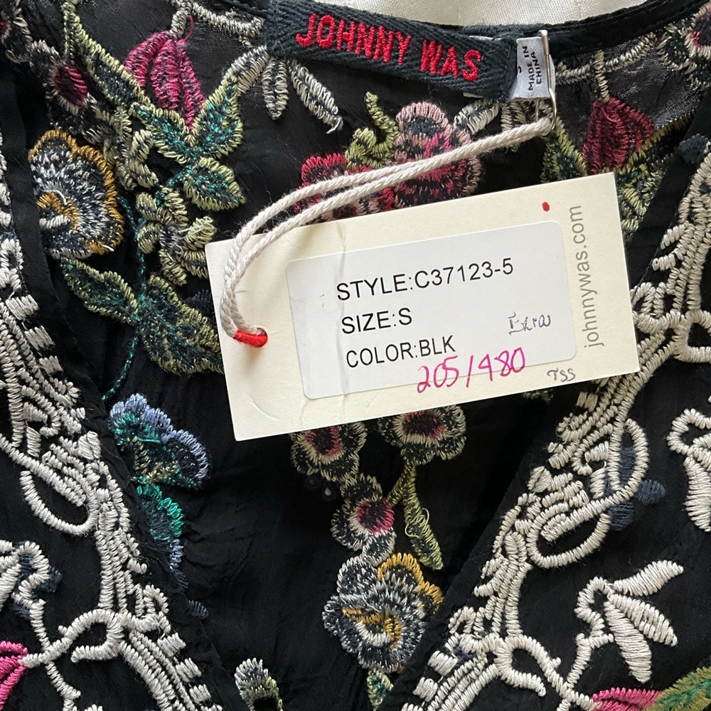 NWT$480 Johnny Was Ezra Embroidered Dress Slip - Picture 9 of 14